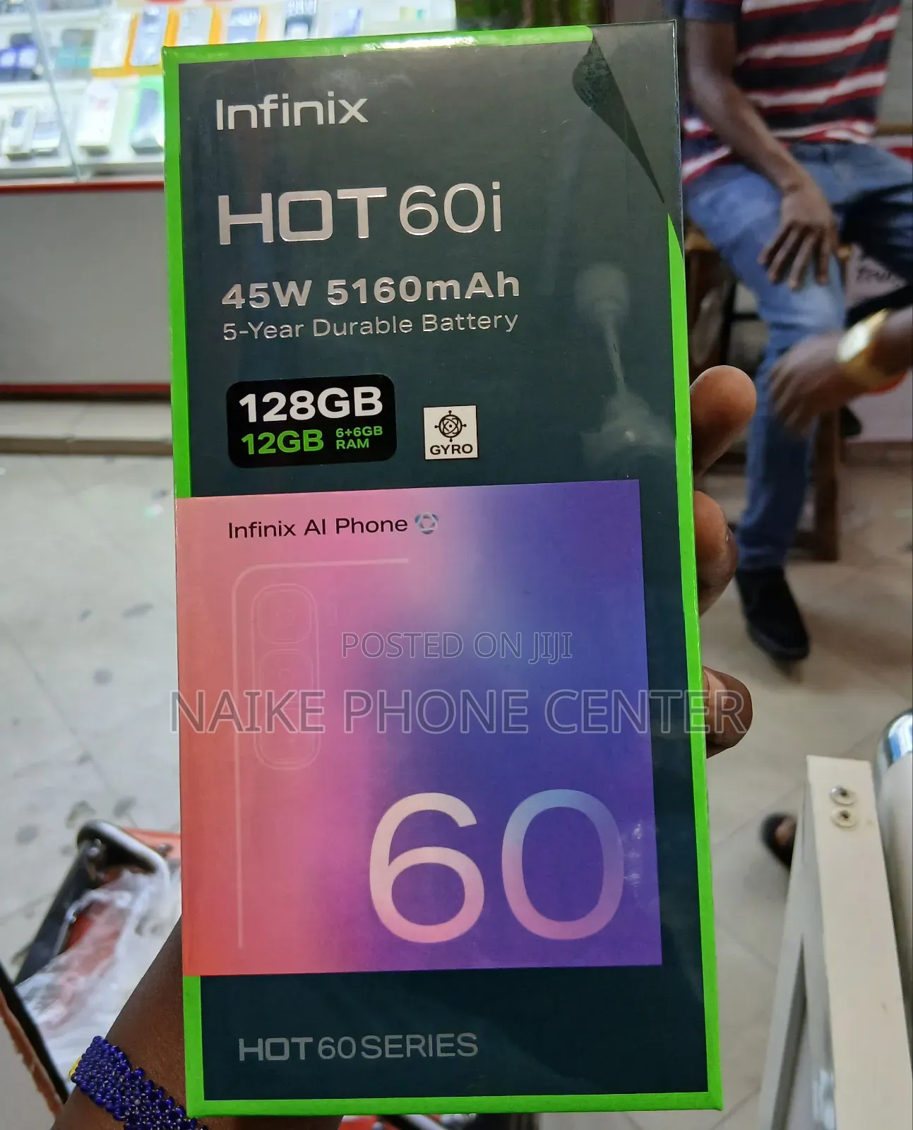 New Infinix Hot 50i 128 GB Blue
