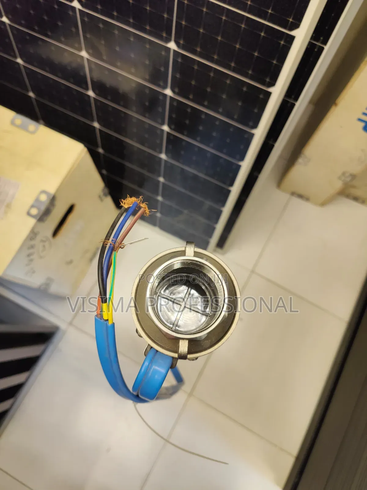 Hybrid Solar Pump 1hp Inavuta Maji Mita 100