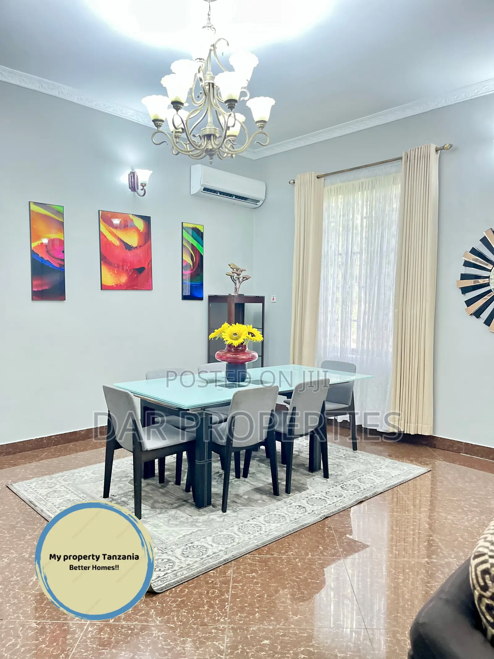 Furnished 3bdrm Villa in Masaki for rent