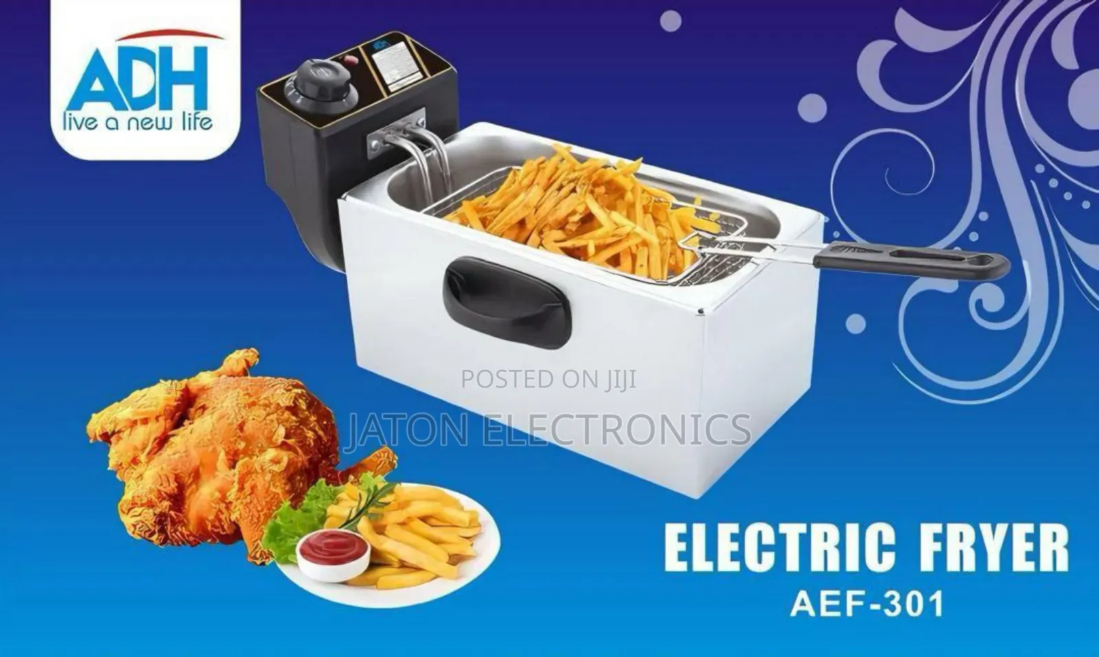 Adh Electric Deep Fryer 4l