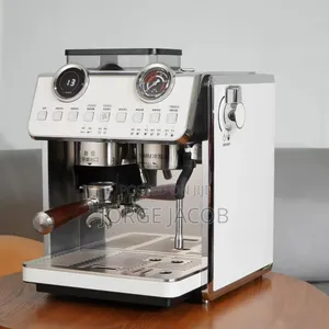 Semi-Automatic Model With a Built-in Grinder and Steam Wand