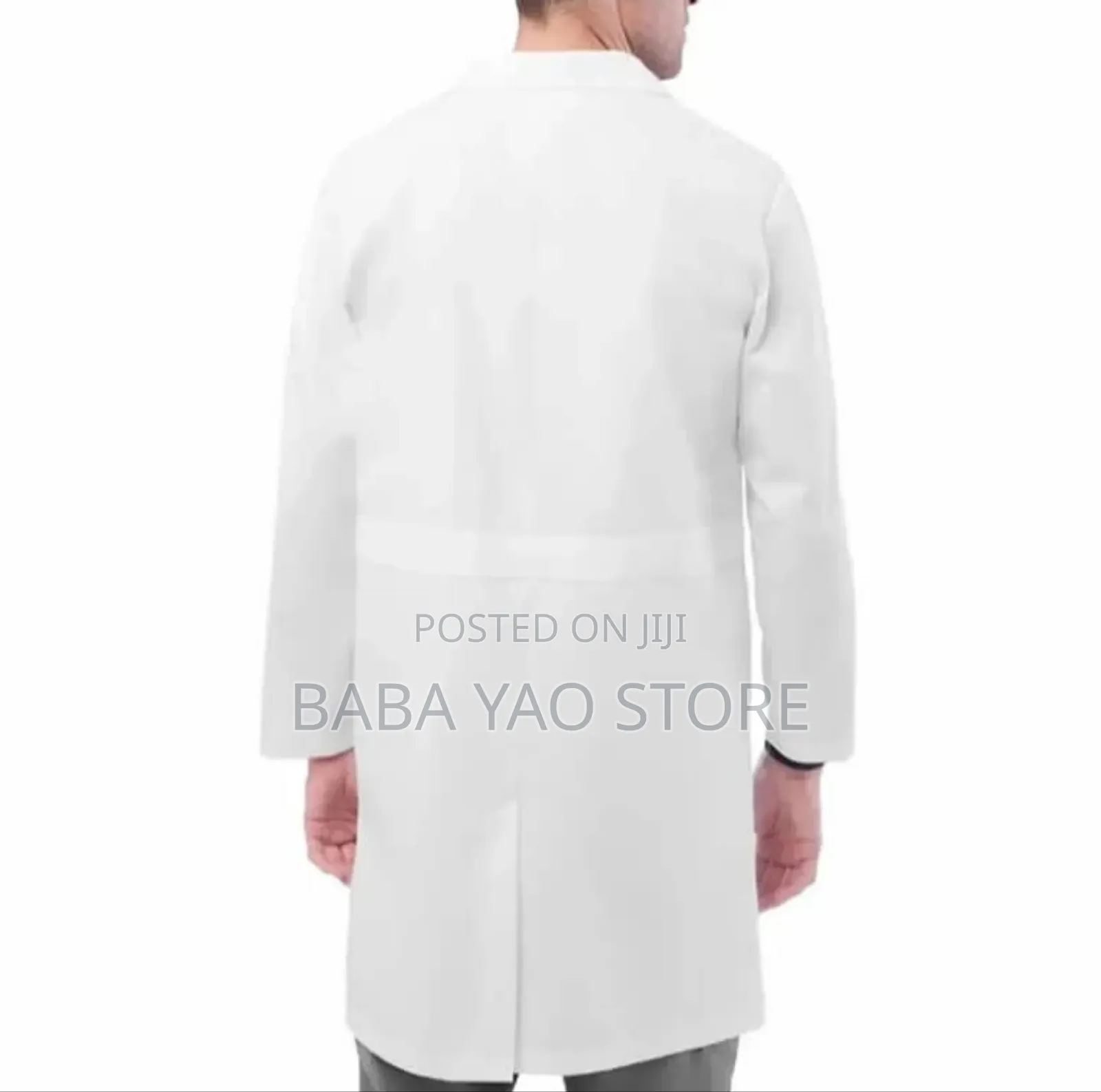Long-Sleeved White Laboratory Caot Students/Hospital