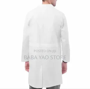Long-Sleeved White Laboratory Caot Students/Hospital