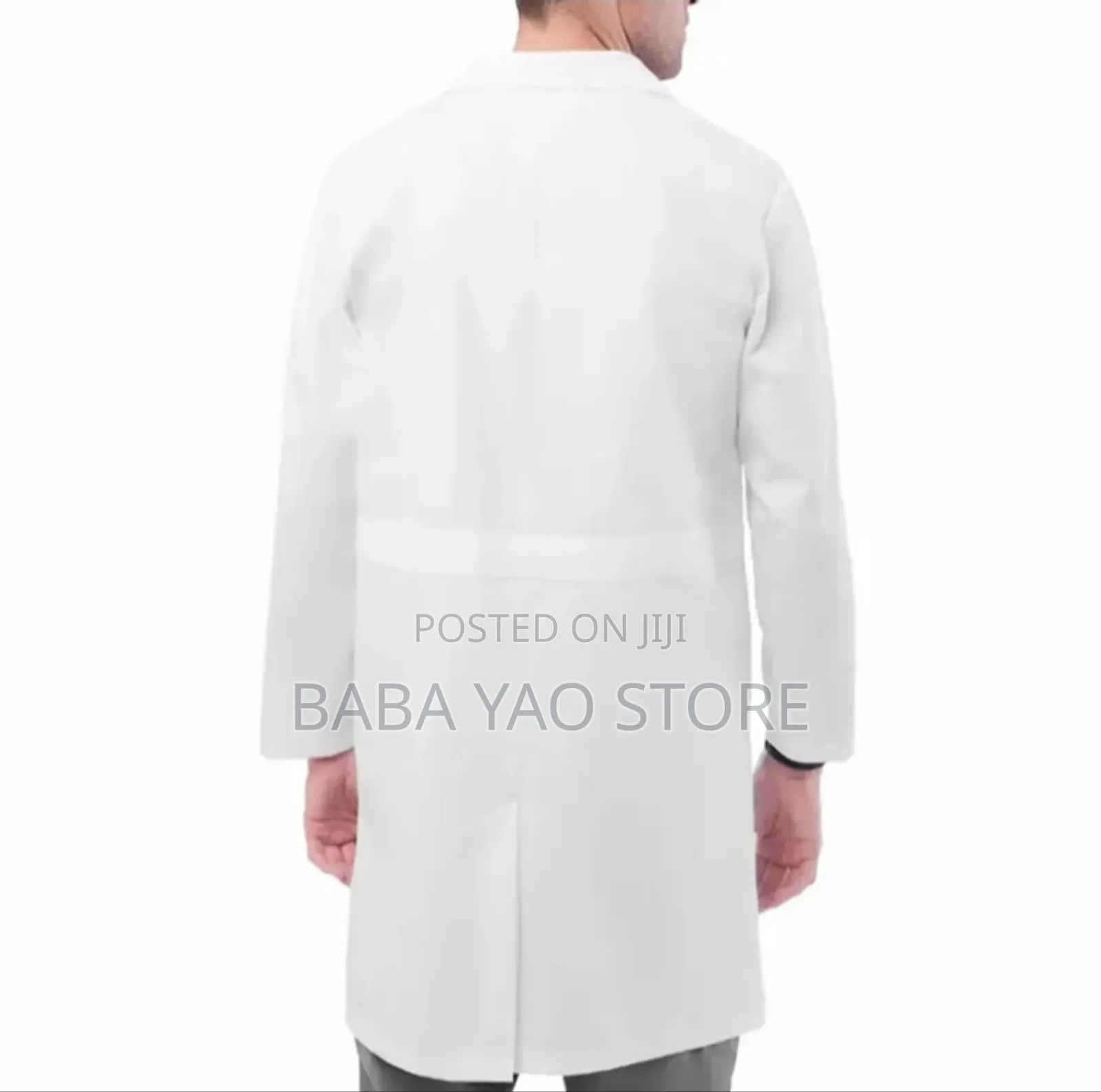 Long-Sleeved White Laboratory Caot Students/Hospital