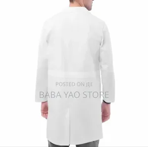 Long-Sleeved White Laboratory Caot Students/Hospital