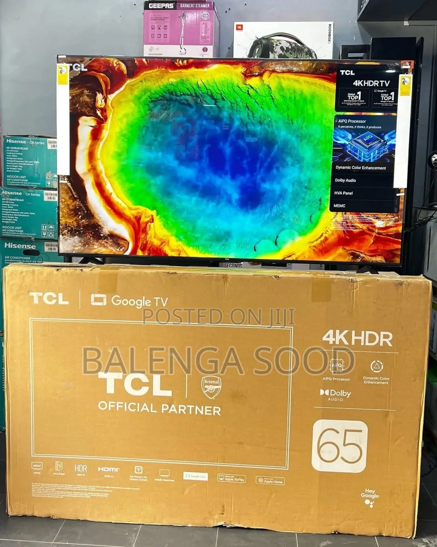 TCL Smart Uhd/ HDR 65( Google Tv)