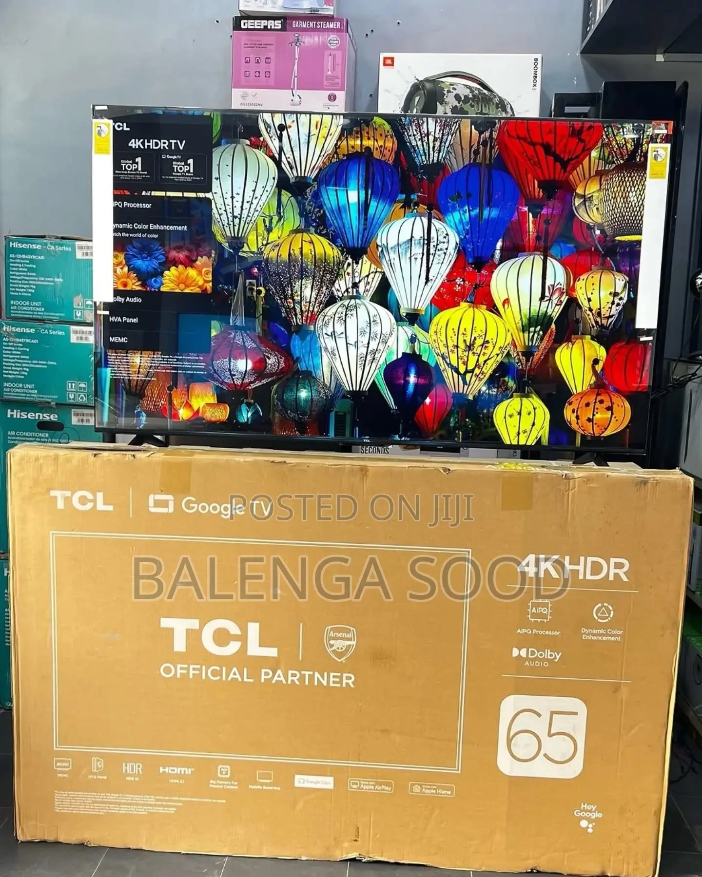 TCL Smart Uhd/ HDR 65( Google Tv)