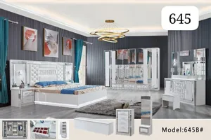 1.Bed*1
2.Wardrobe
3.Dresser
4.Chest
5.Bench
(Bedroom Set)