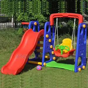 Swing Set Kid 3in One Slide and Swing Basketball