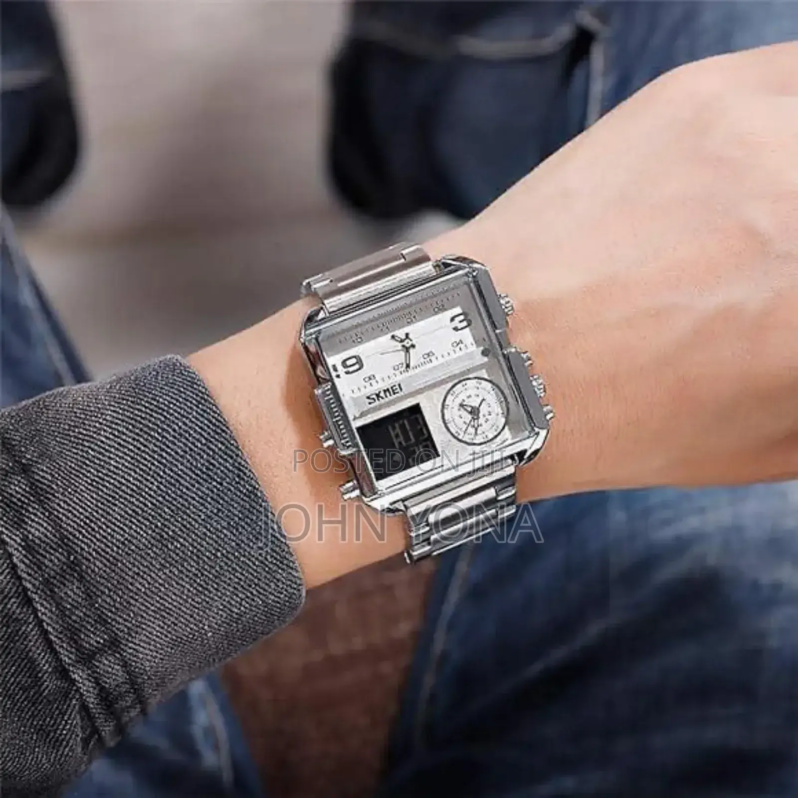 Skmei Watch Silver