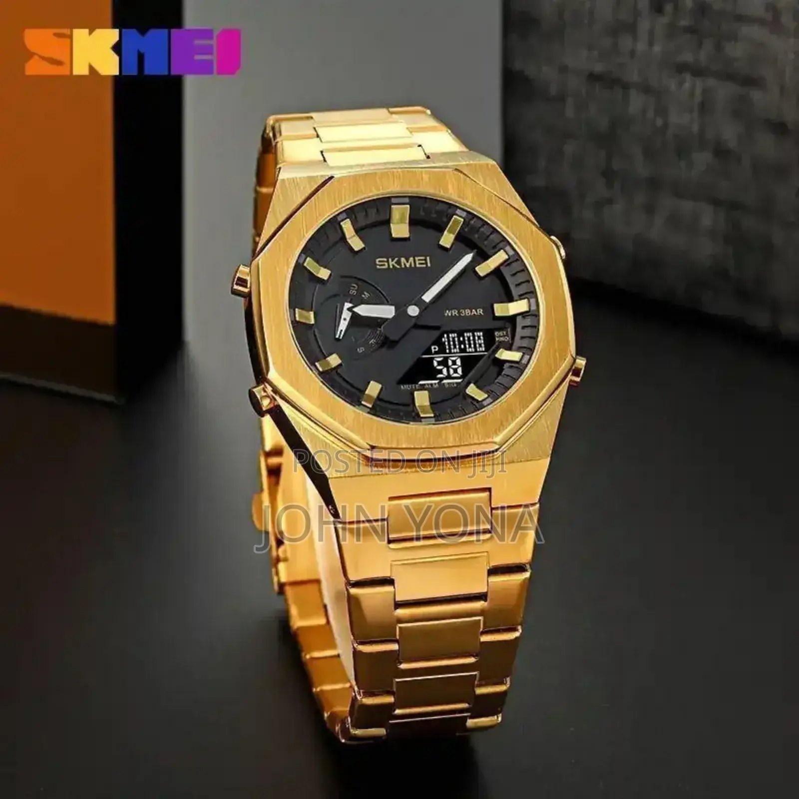 Skmei Watch Gold