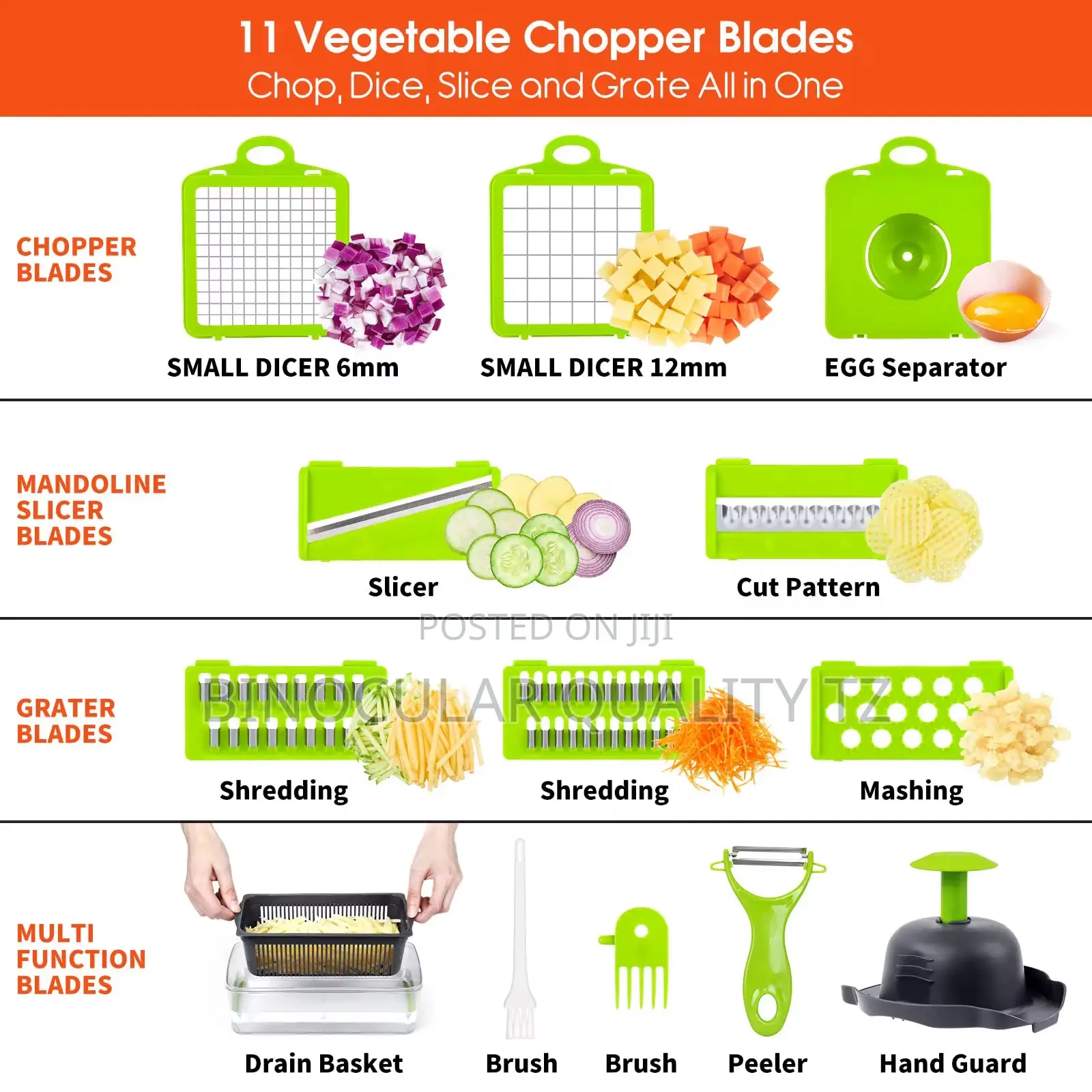 16 in 1 Slicer Veggie Food Chopper Vegetable Cutte