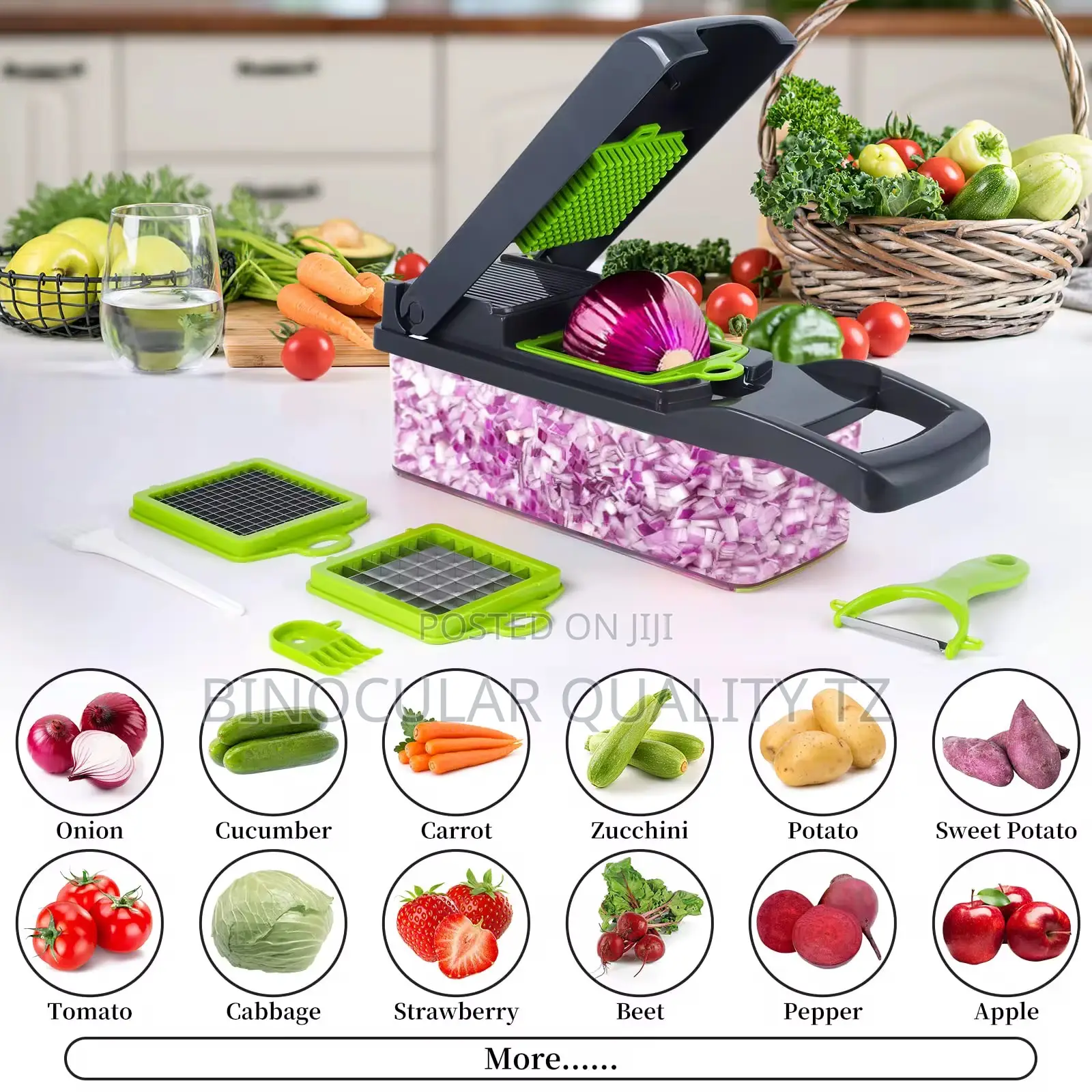 16 in 1 Slicer Veggie Food Chopper Vegetable Cutte