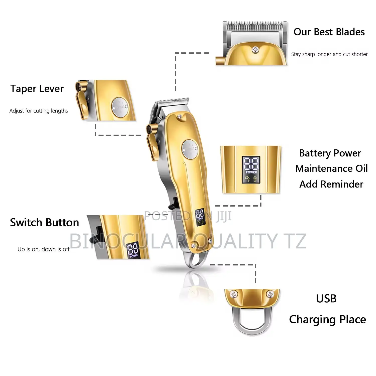 Professional Hair Trimmer Clippers