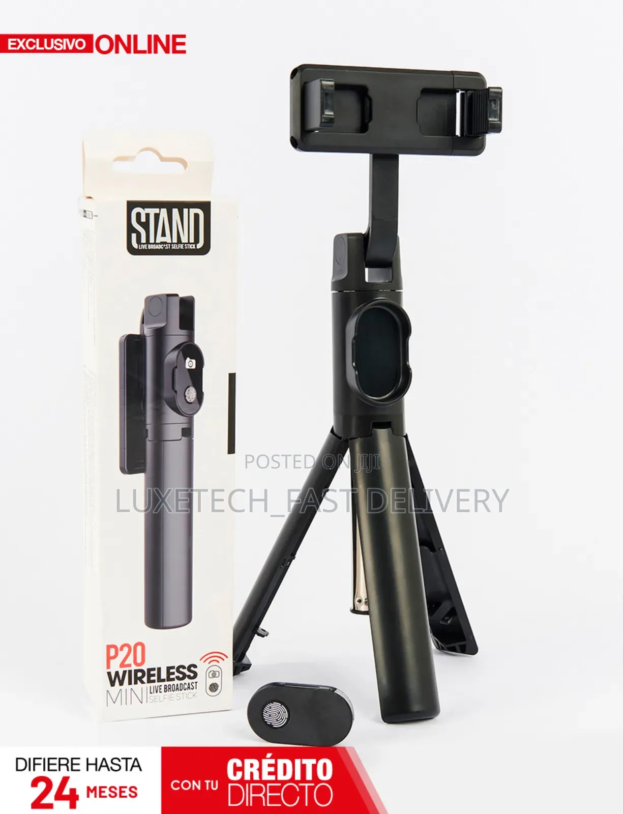 P20 Mini Wireless Live Broadcast Selfie Stick With Tripod