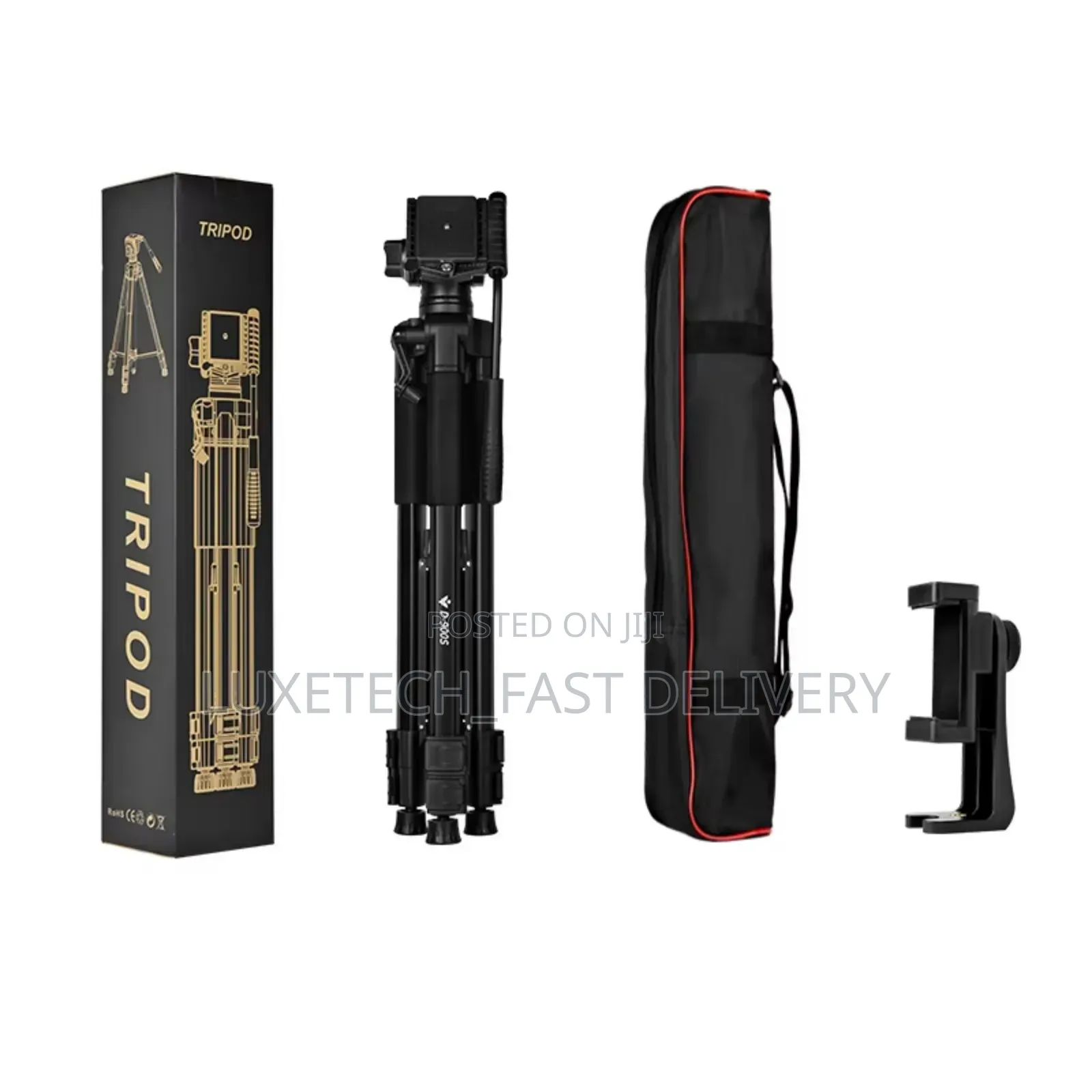 Heavy Duty Tripod Stand for Camera, Smartphones, Ring Light