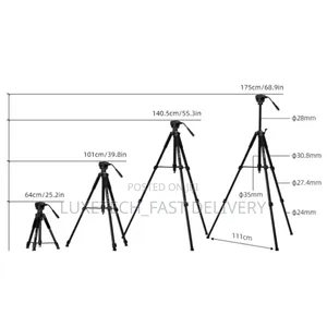 Heavy Duty Tripod Stand for Camera, Smartphones, Ring Light