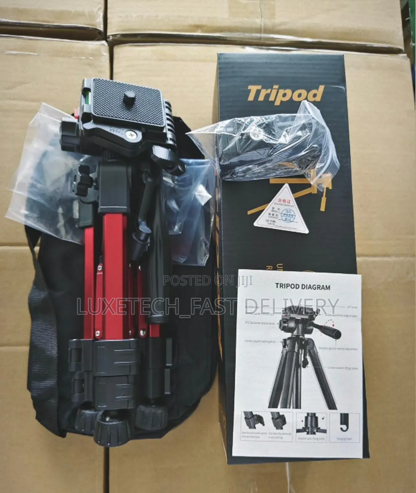 D20 Tripod Stand for Camera, Smartphones and Ring Lights