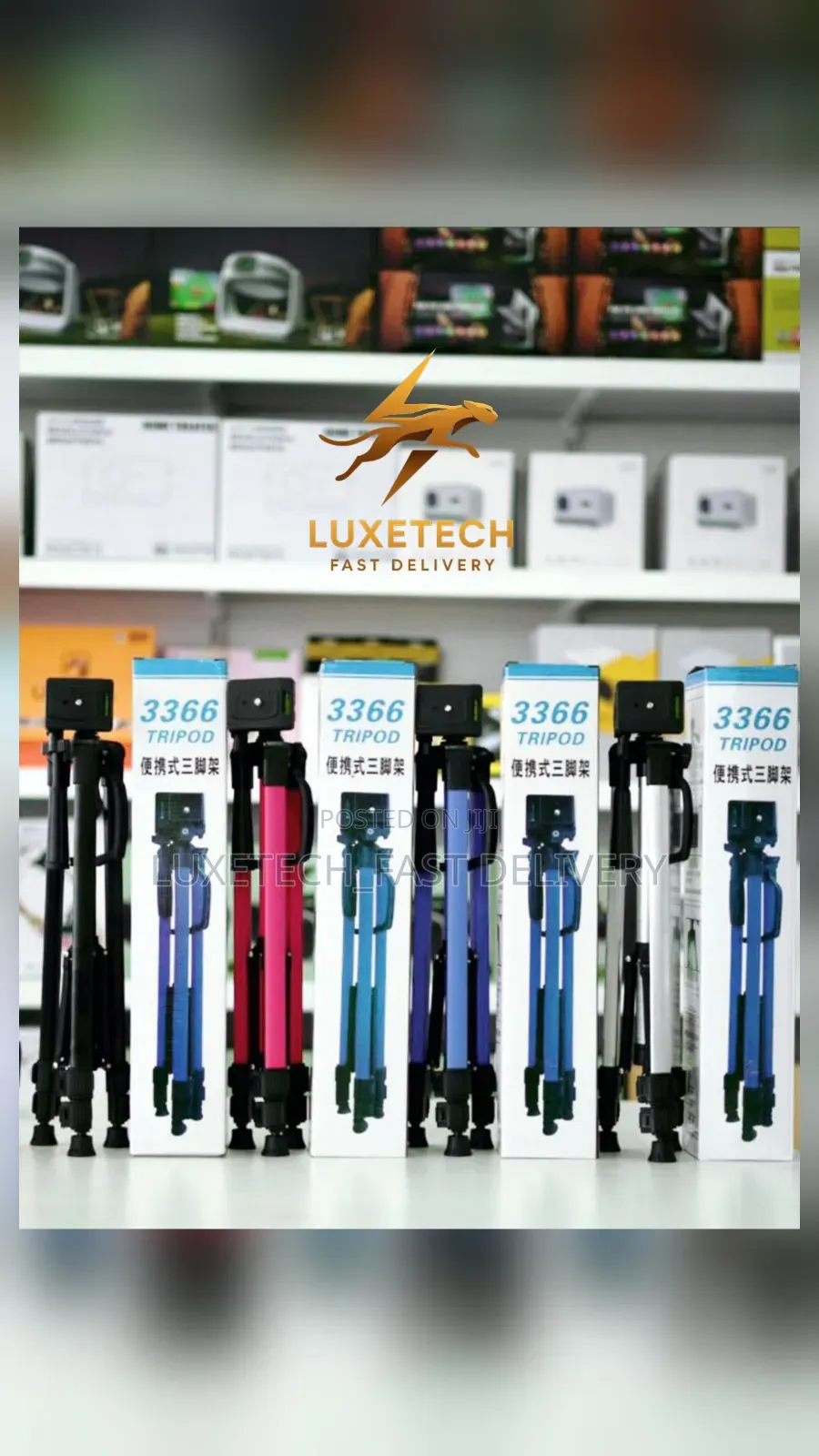 Portable Tripod Stand for Smartphones,Cameras and Ring Light
