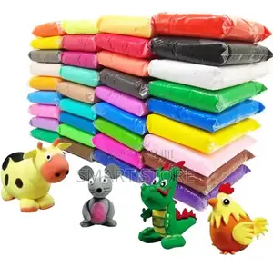 12color Air Dry Modeling Clay With Tools – Slime Diy Set