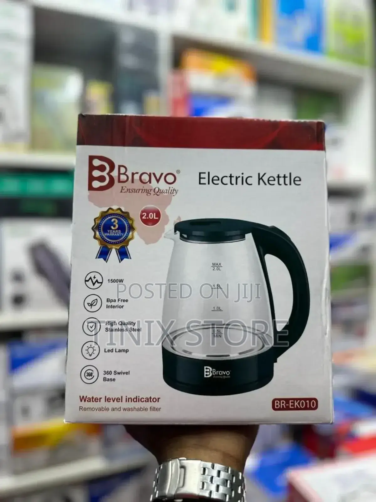 Bravo Electric Glass Kettle