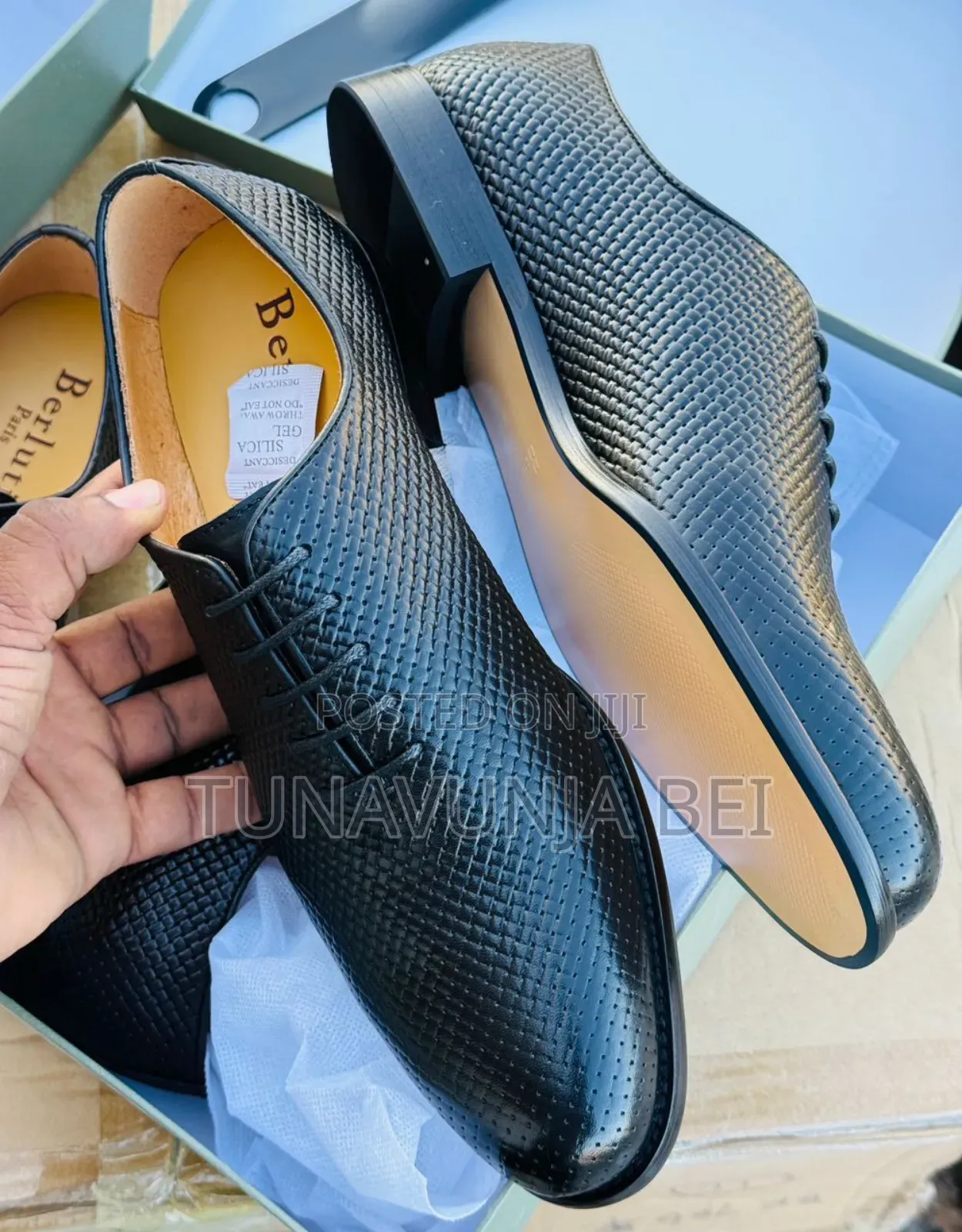 Black  Berluti Classic Men Moccains