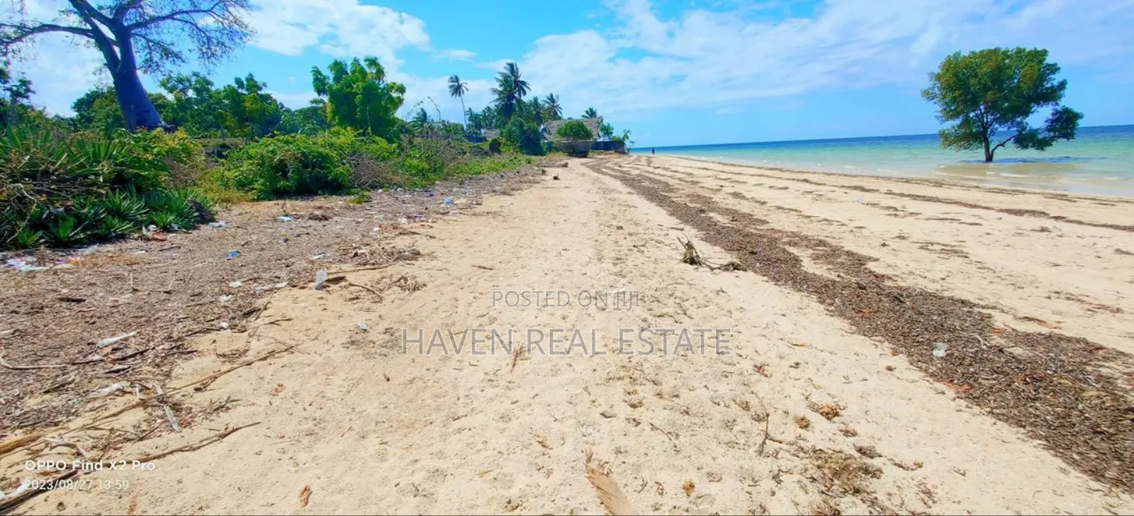 Beach Plot for Sale at Zanzibar