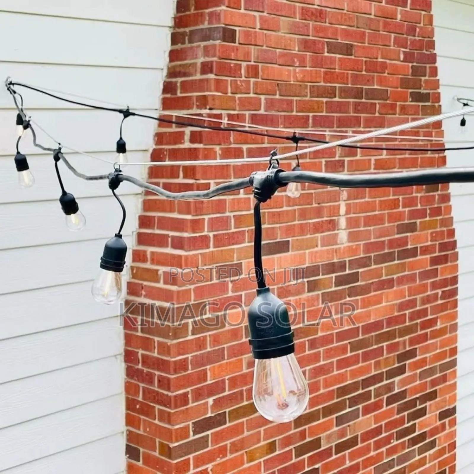 Mapambo Ya Nje Kwa Taa Za Solar 10m Wire