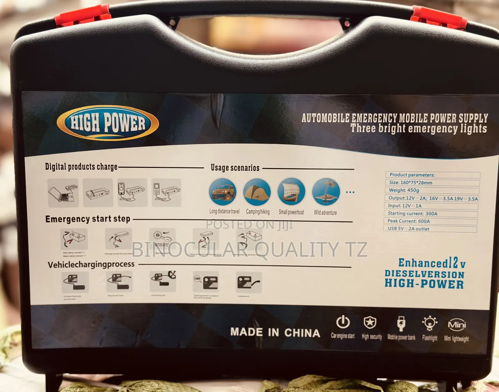 Power Car Jump Starter Power Bank