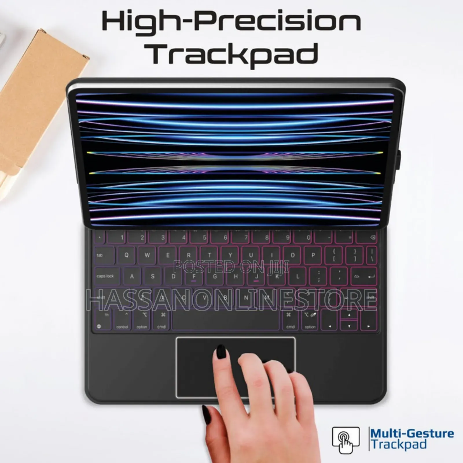 Promate Flexkeys-11pro Folio Touch Wireless iPad Keyboard