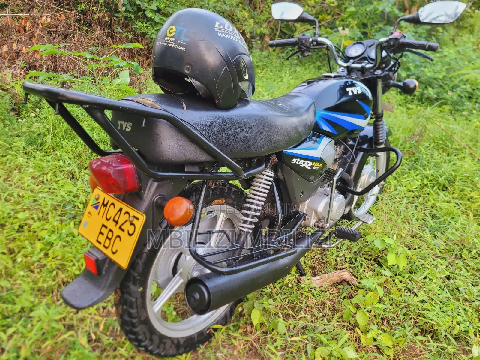 TVS HLX 125 2024 Black