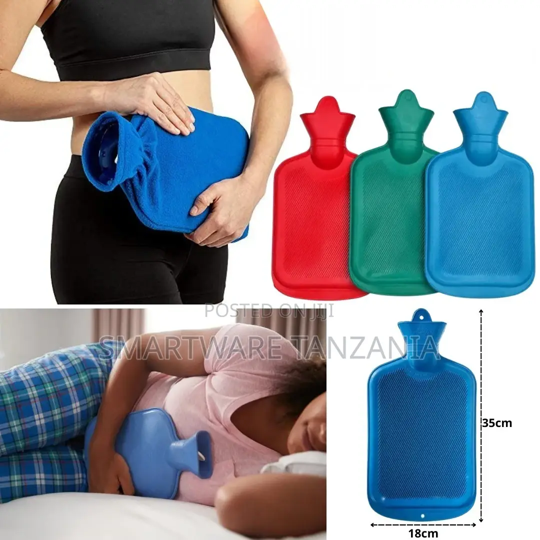 Hot Water Bag 2000ml for Pain Relief Natural Rubber Bpa Free
