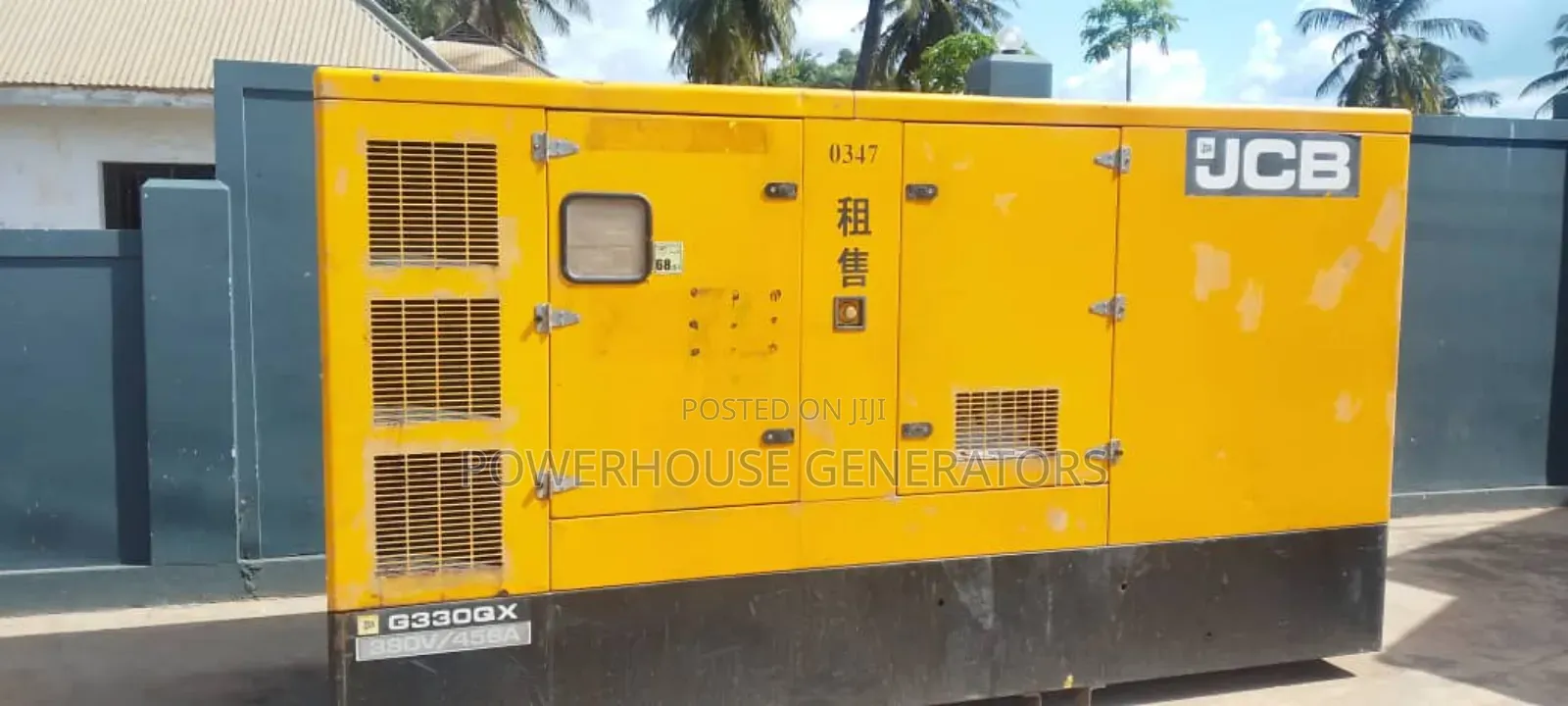 Generator JCB With Scania Engine 300kva