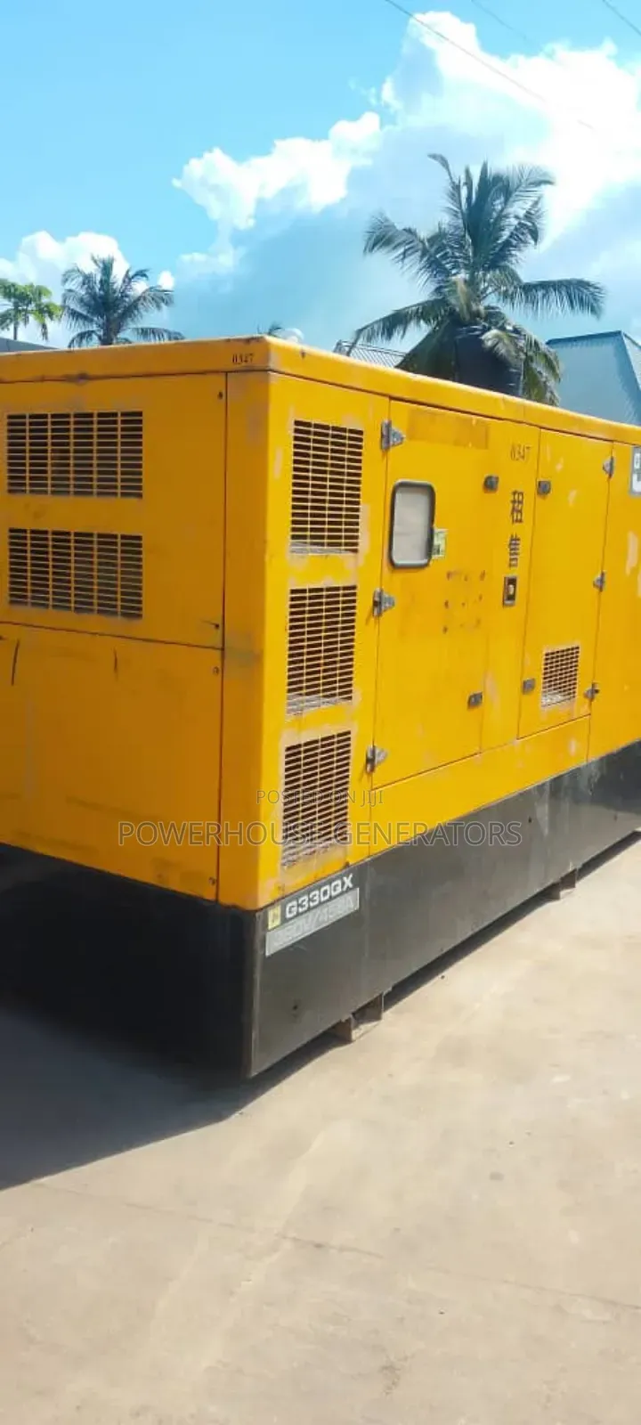Generator JCB With Scania Engine 300kva