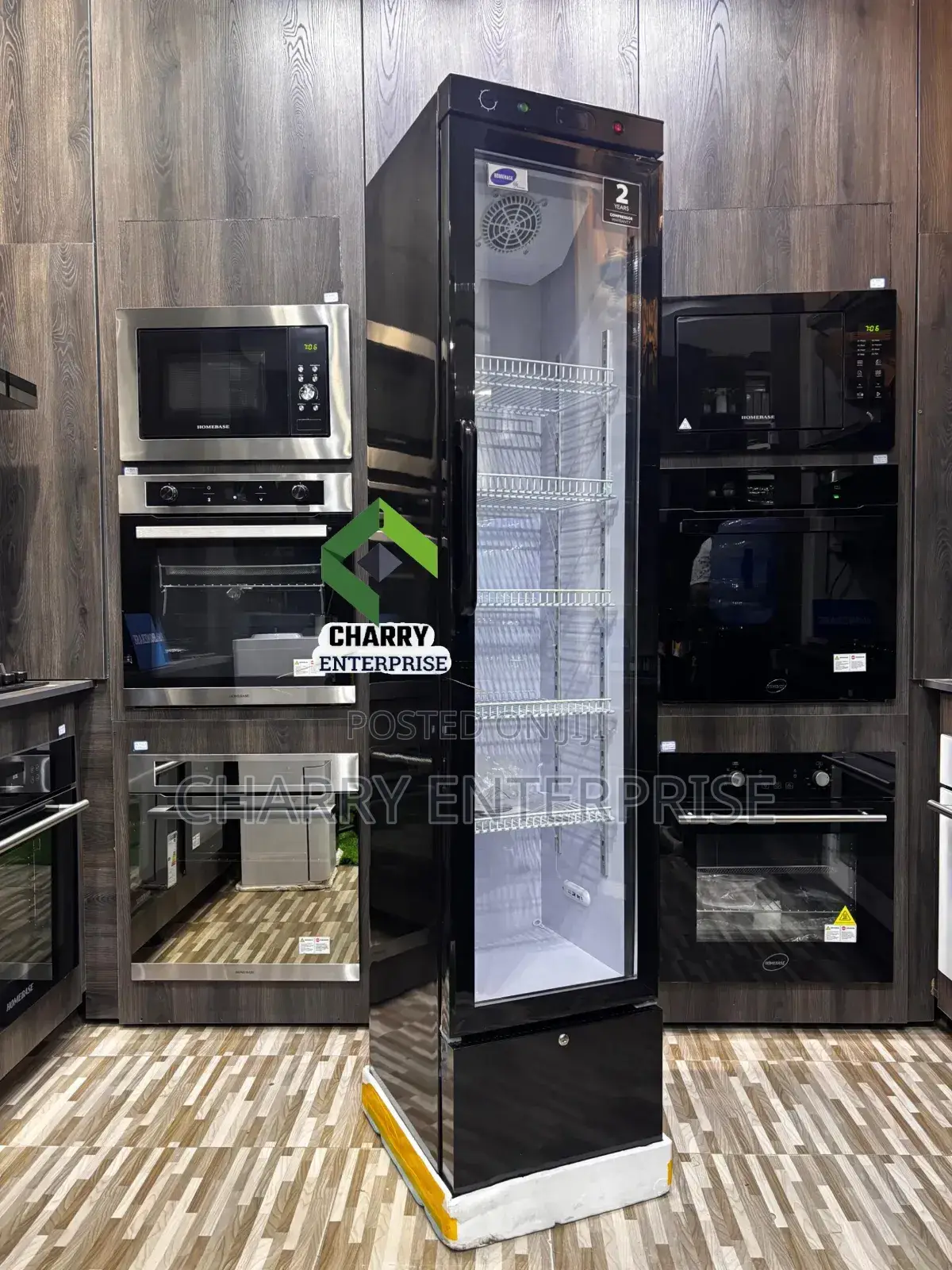Hb-220 Homebase Showcase Fridge/ Beverage Cooler 220l