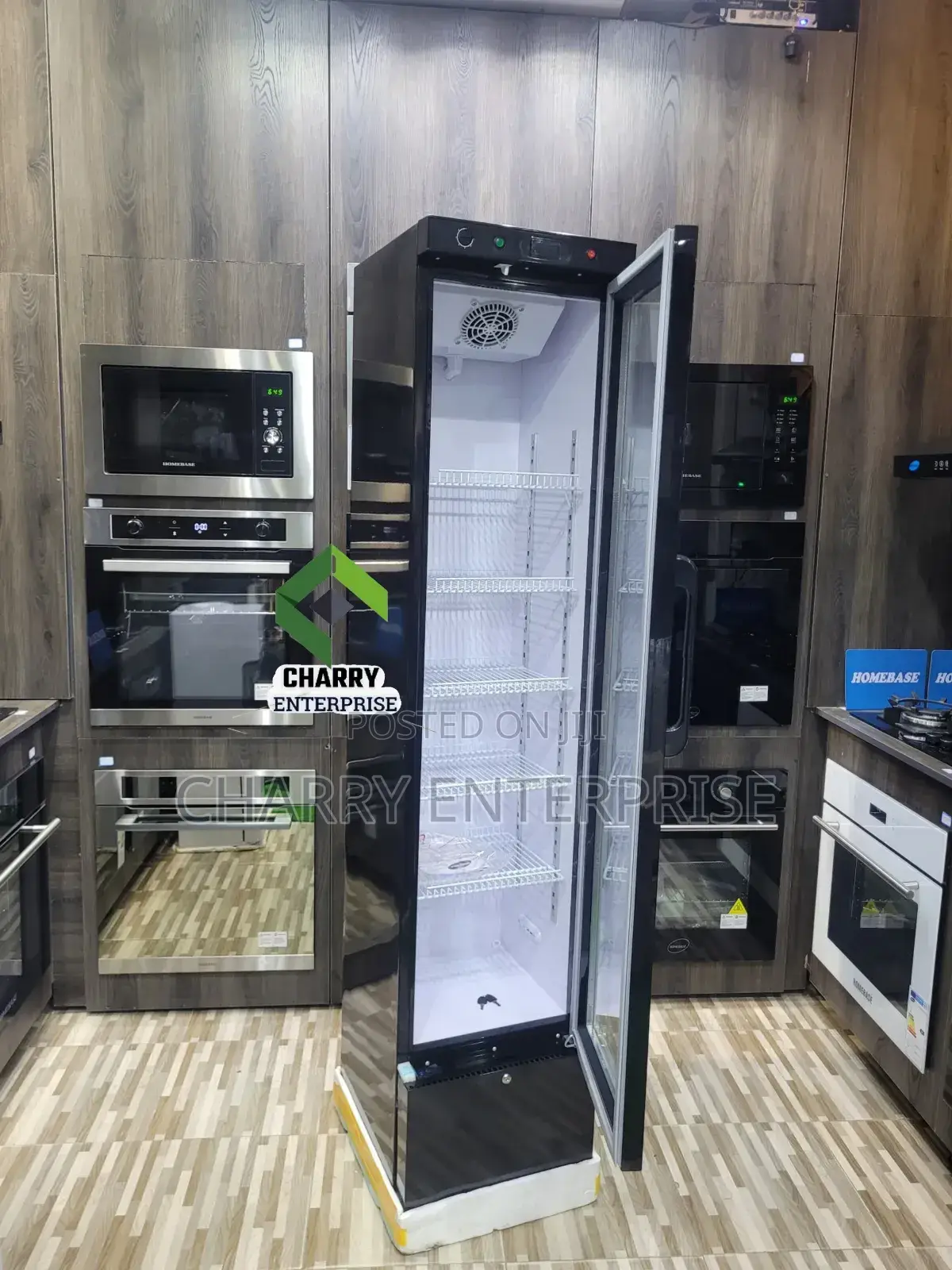 Hb-220 Homebase Showcase Fridge/ Beverage Cooler 220l