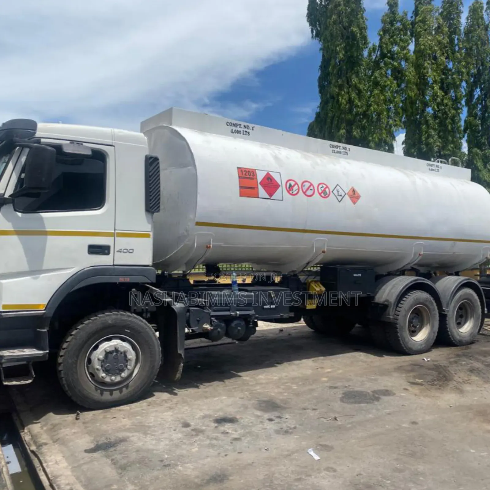 Volvo Pulling Tanker Reg. No. DRS