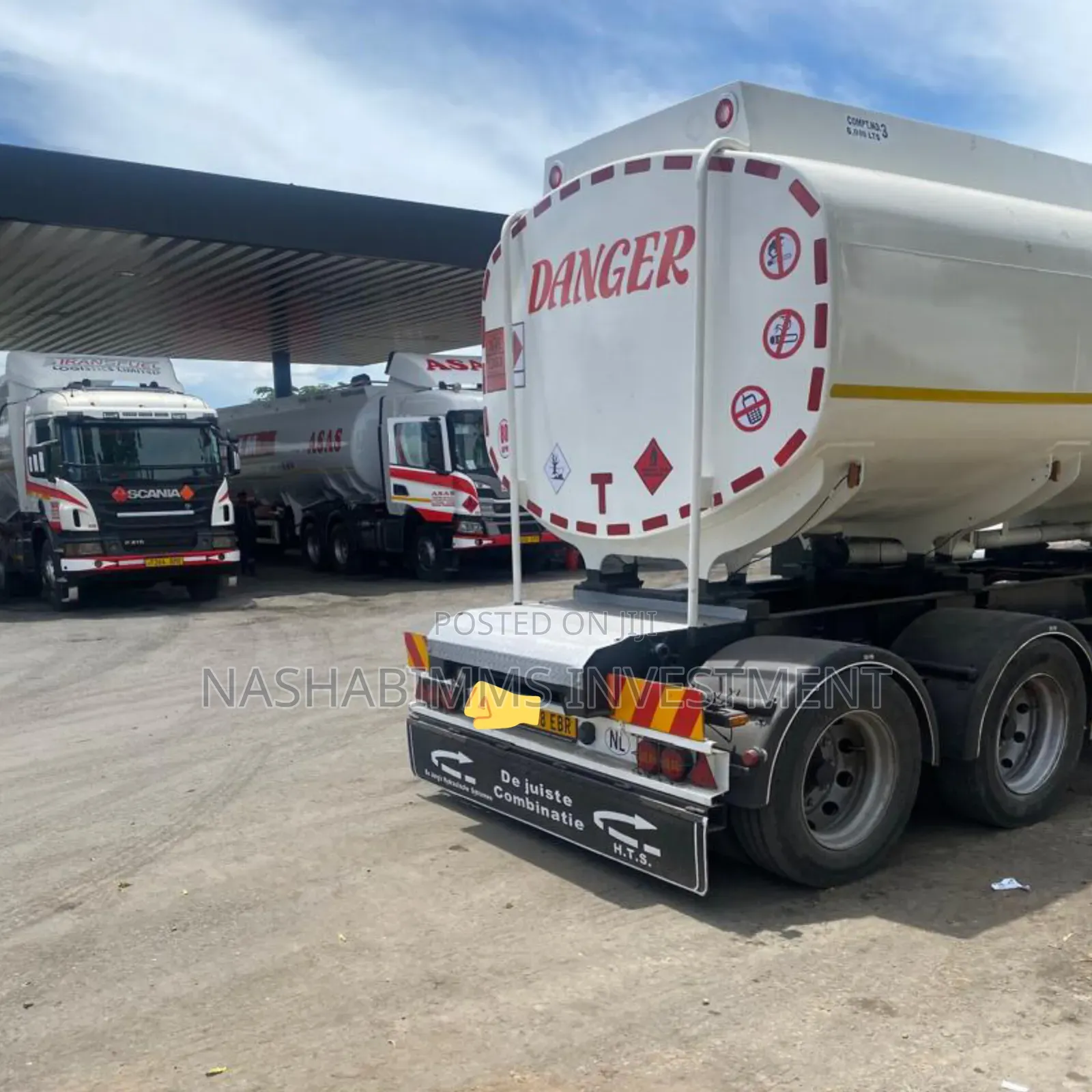 Volvo Pulling Tanker Reg. No. DRS