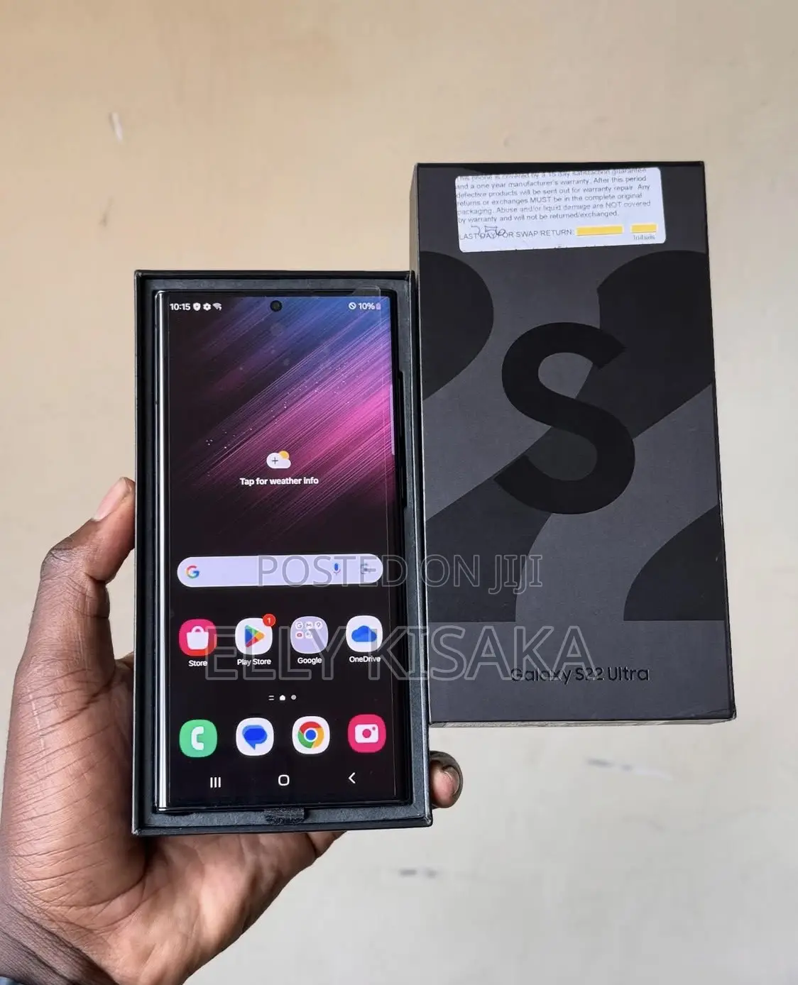 New Samsung Galaxy S22 Ultra 256 GB Black