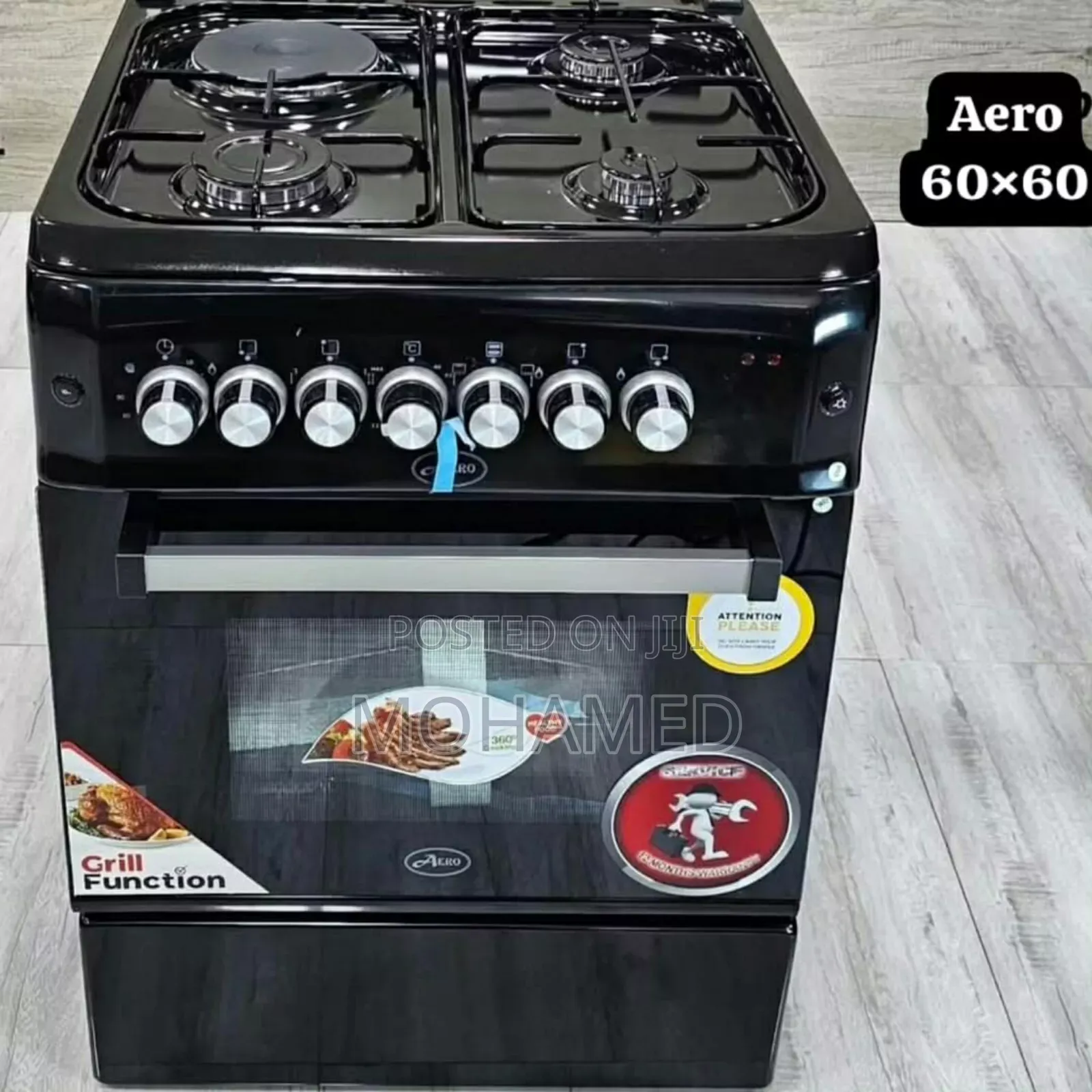 Aero Jiko La Gesi Na Umeme Size 60*60