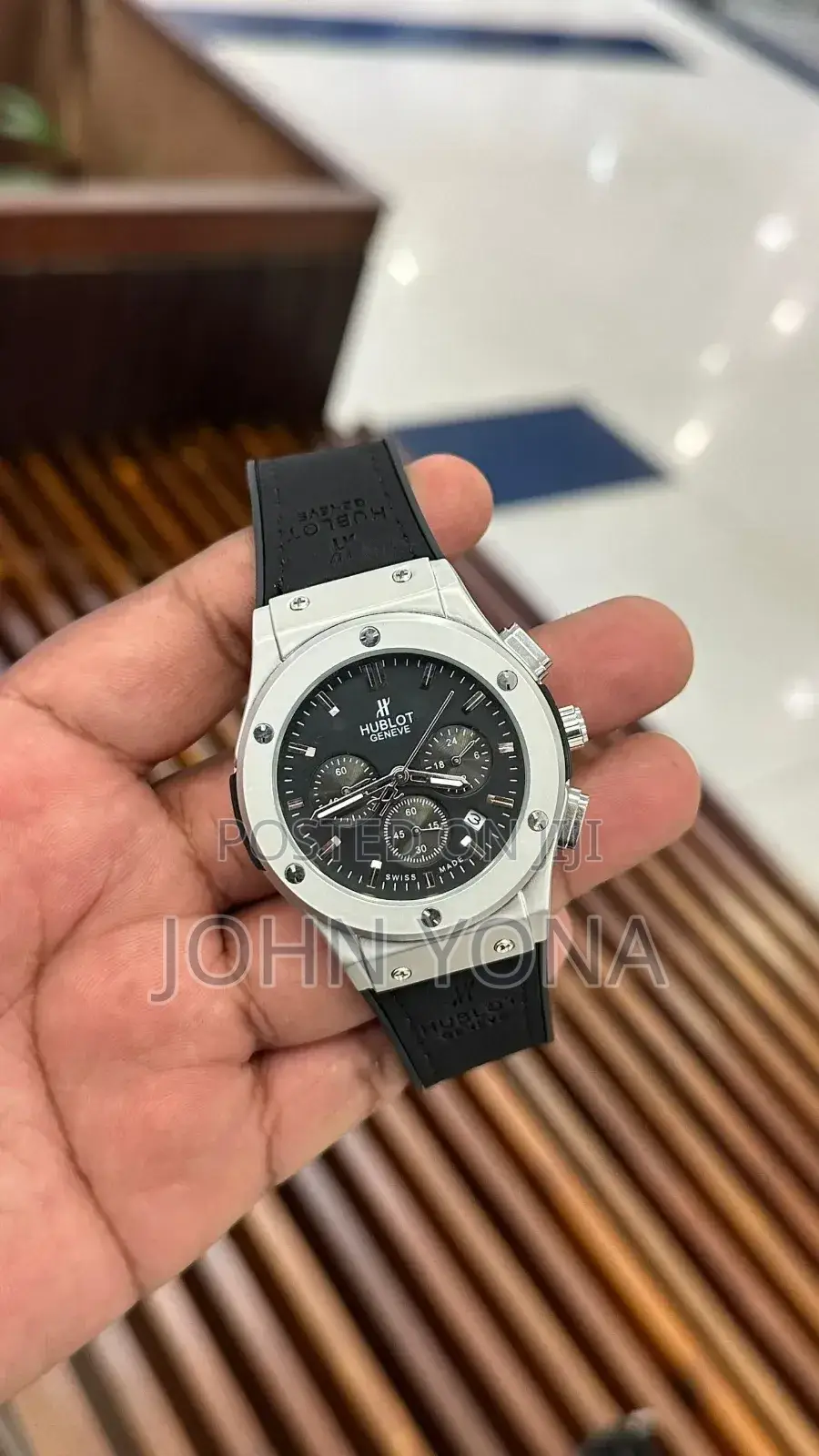 Hublot Black and Silver