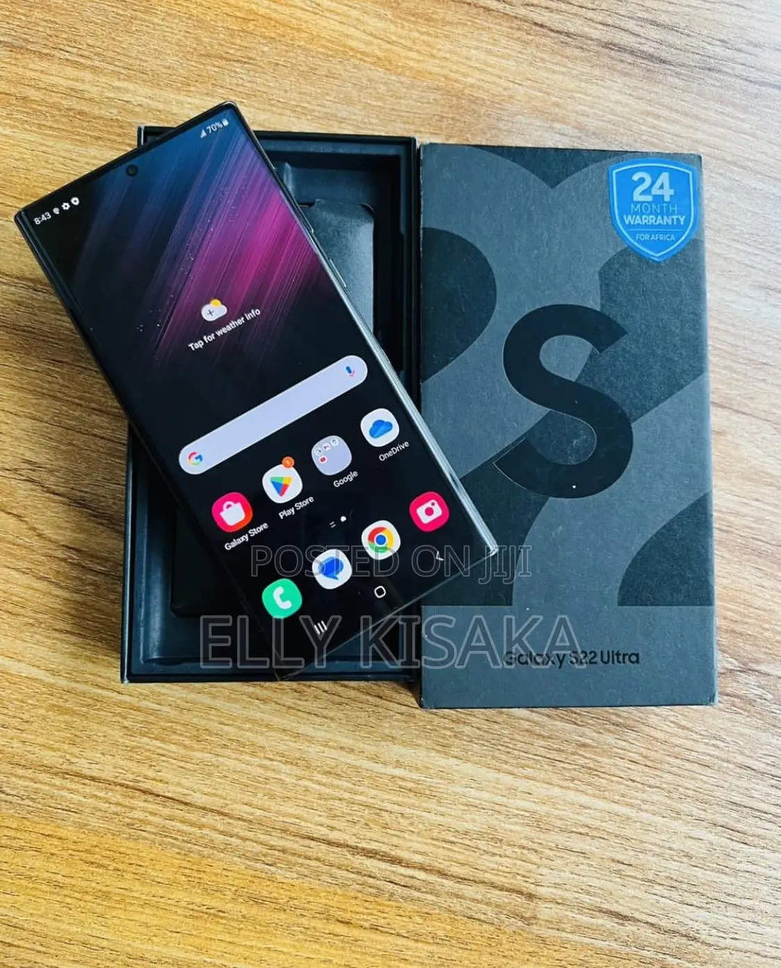 New Samsung Galaxy S22 Ultra 256 GB Black