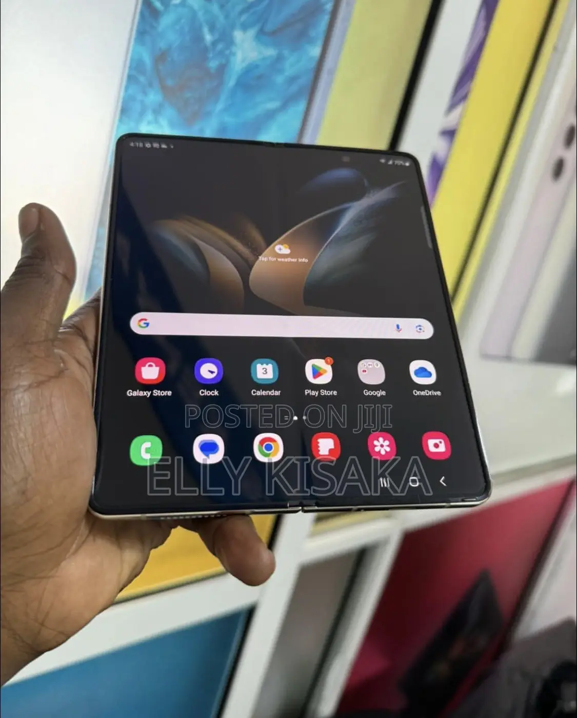 New Samsung Galaxy Z Fold4 256 GB Black