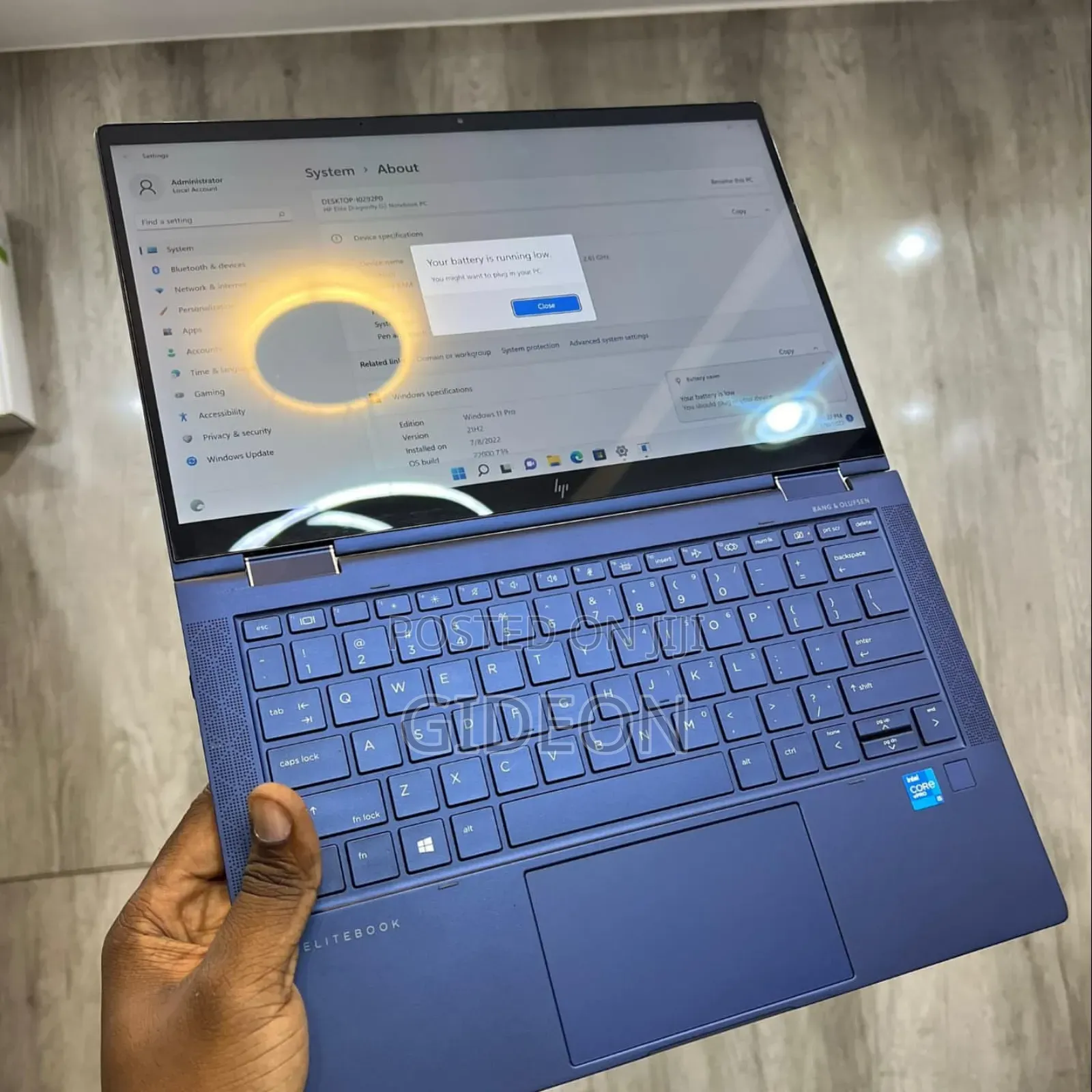 Laptop HP Elite Dragonfly G3 8GB Intel Core I5 SSD 256GB