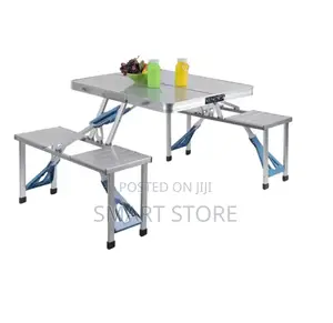Portable Camping Picnic Table Set – Integrated Foldable