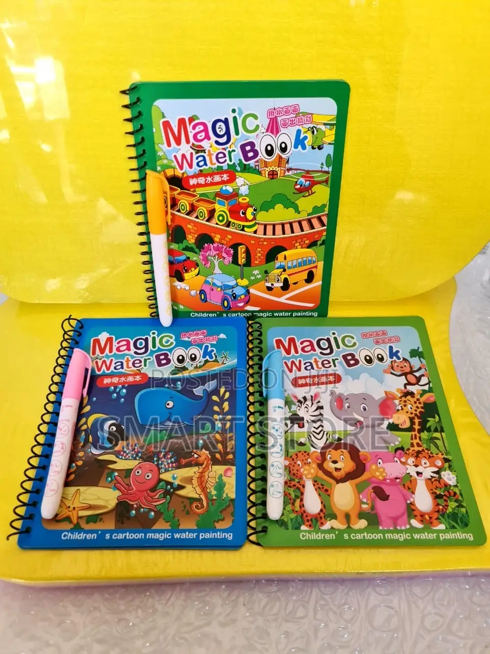 Magic Water Drawing Book – Reusable Mess-Free Fun!