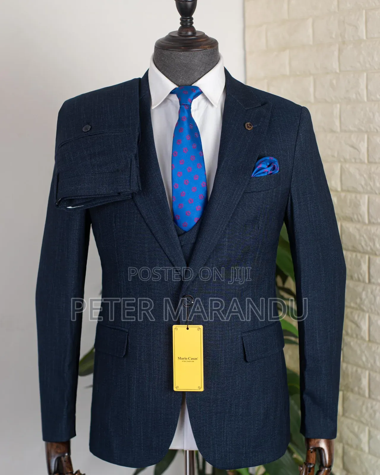 Slim Fit Suits Za Kiume Nyeusi Na Nzuri