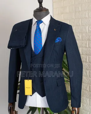 Slim Fit Suits Za Kiume Nyeusi Na Nzuri