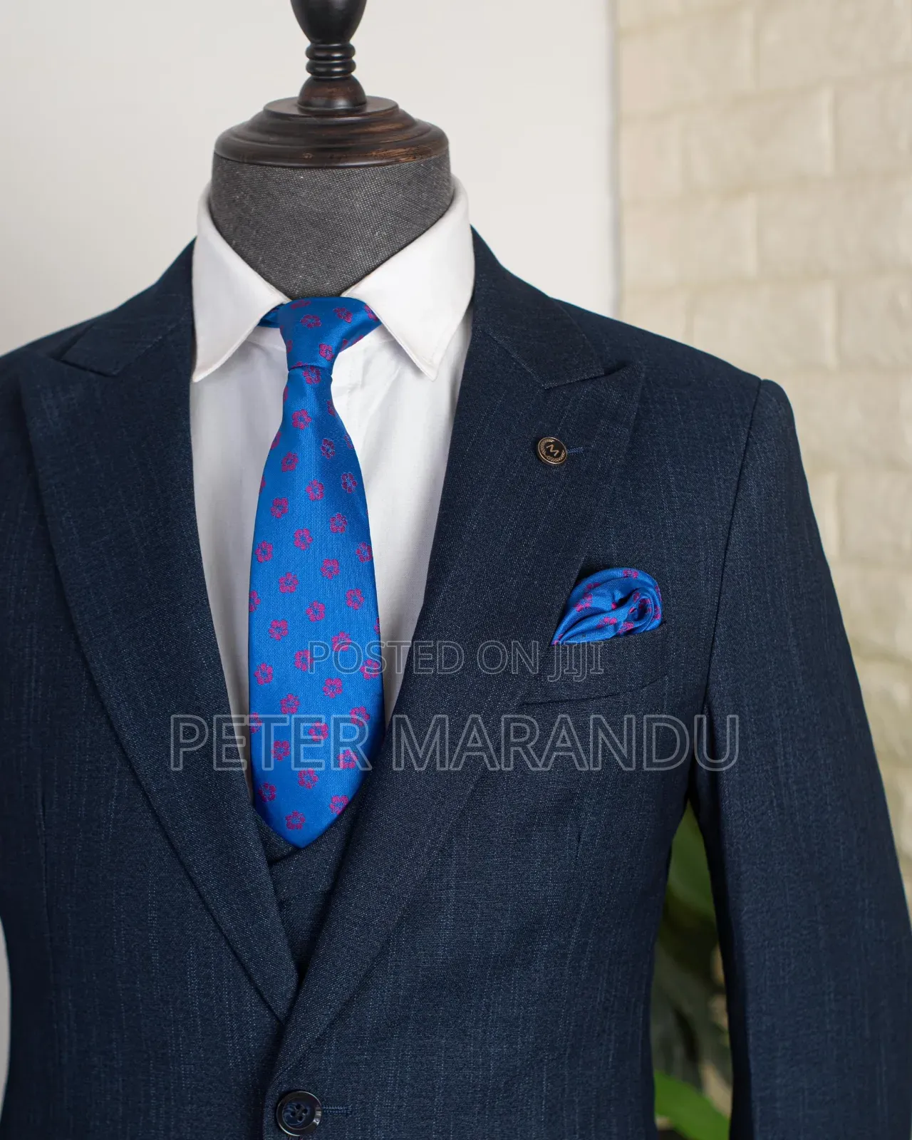 Slim Fit Suits Za Kiume Nyeusi Na Nzuri