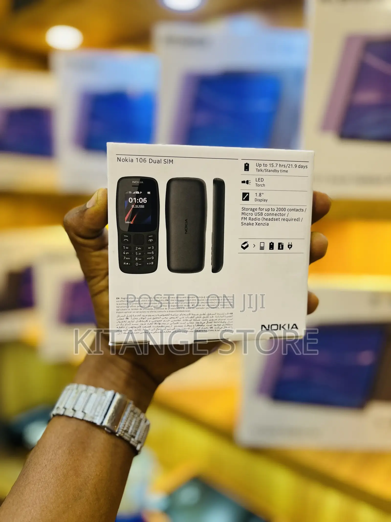 New Nokia 106 Black